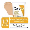CeraVe Hydrating Mineral Sunscreen SPF30 with Sheer Tint 50ml. 