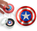 Metal Fidget Spinner Spinner Toy Captain America Shield Random color Life style mall. 