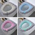 Winter Warm Toilet Seat Cover Mat Bathroom Toilet Pad Seat With Washable Closestool Soft Handle Thicker Warmer Cushion Toil E6C2. 