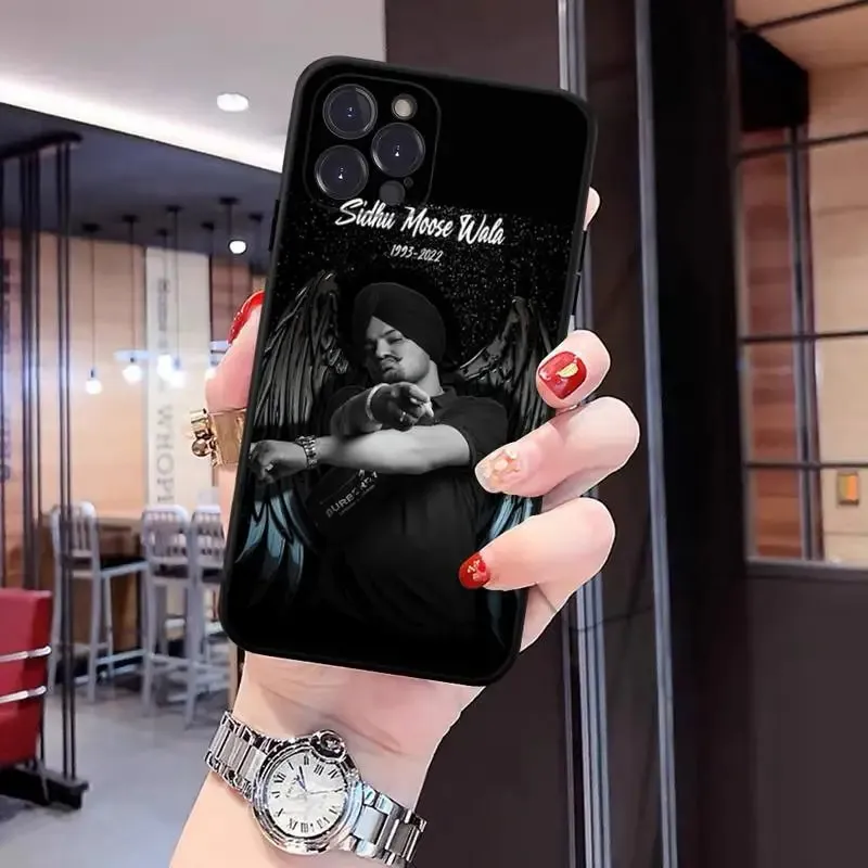 Indian Rapper Sidhu Moose Wala Phone Case For iPhone 14 11 12 13