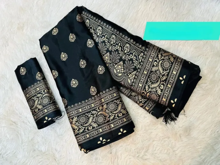 Exclusive%20Designer%20Screen%20Print%20Japani%20Silk%20Saree%20With%20Blouse%20for%20Women%20-%20Image%204