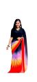 Trendy and Fashionable  Georgette Digital Printed Rainbow  Saree . saree with Blouse pcs for women. 