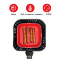 Square Foldable Pan Portable Silicone Baking Fryer.