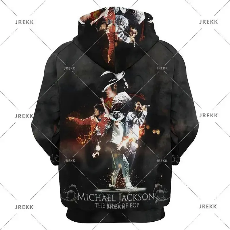 Michael Jackson Hoodie Men Clothing 3D Popping Breakdance