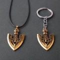 Jojos Bizarre Adventure Necklace Kujo Jotaro Arrow Metal Pendant Chain NOVO. 