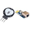 Harmony 1 Pcs Pulse Sensor Heart Rate Sensor Heart Beat PulseSensor & 1 Pcs W5500 Ethernet Network Module Hardware. 