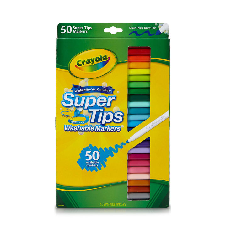 Crayola 50 Colors Supertips Washable Marker
