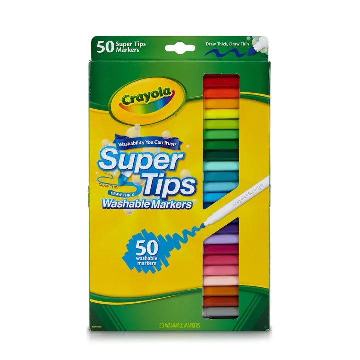 Crayola 50 Colors Supertips Washable Marker