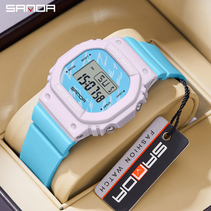SANDA%20Classic%20Upgraded%20Trendy%20Color%20blocked%20Youth%20Multi%20functional%20Waterproof%20Men%20Watch%20SD393-6%20-%20Image%203