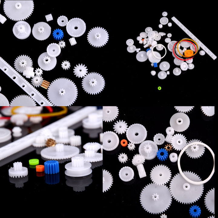 60%20pcs%20Plastic%20Gear%20Set%20DIY%20Rack%20Pulley%20Belt%20Worm%20Single%20Double%20Gears%20Encounter%20-%20Image%205