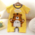 (Ready Stock) Summer Newborn Cotton Short Sleeves Bodysuit Korean Style Boys Baby Fashion Cartoon Pattern Printed Romper Infant Soft Comfortable Loose One-Pieces Jumpsuits. 