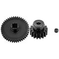 【Yurui】Set 1.4Cm Upgrade Metal 17T Motor Gear Spare Parts Pinion Gear Parts Pcs 10 X 8 X 5Cm Diff Differential Main Gear. 