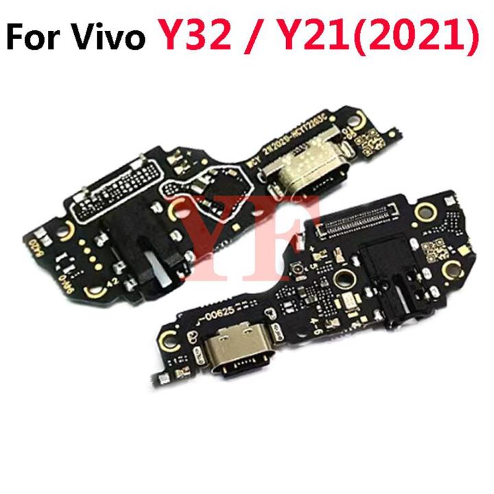 【Sarcasmsm】Original For Vivo Y21 2021 Y32 Y72 5G Y11S Y20S Y33S Y21S US2023B Charging Port Dock Charger Plug Connector Board Flex Cable