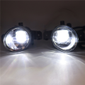 2PCS Car Front Bumper LED Fog Light Assembly Parts Accessories for Nissan Almera X-Trail Altima March Urvan Primera LensRrunning Lamp. 