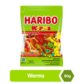 Haribo Worms Candy  80gm. 