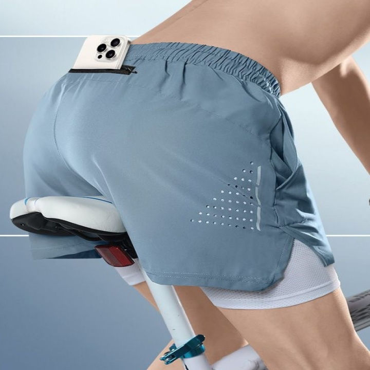 QuickGear Men’s Double Layer Shorts