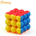 3x3 Ball Magic Cube Stickerless Professional Speed Cube Brain Teasers Puzzle Toys For Kids Gifts. 