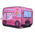 Ice Cream Truck Kids Play Tent - Foldable Indoor and Outdoor Playhouse for Toddlers, Boys and Girls. 