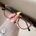 Round Eyeglasses Women Men Computer Anti Blue Light Glasses Frames Transparent Optical Eyeglass Student Myopia Frame Oculos. 