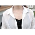 Short Cardigan All-Matching Outerwear White Coat with Skirt Small Shawl Suspender Skirt Summer Top Women's Thin. 