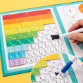 GC Magnetic Fraction Puzzle Teaching Aids Math Fractions Manipulatives Educational Toys Gifts For Boys Girls.