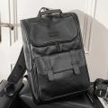Fashion Men's Backpack Casual Solid Leather Backpack Men High Capacity Travel Backpack Schoolbags Brand Design Back Packs Bags.