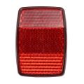 Bicycle Bike Light Reflector Rear Front For Handlebar & Saddle Bar Bicycle Accessories 2 pcs. 