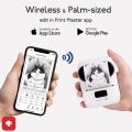 Phomemo M110 Label Maker - Portable Blue-tooth Thermal Label Maker Printer for Barcode, Clothing, Jewelry, Retail, Mailing, Compatible with Android & iOS System, Support 20mm-50mm Width Sticker Paper printing. 