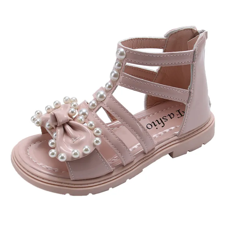 Girls%20Sandals%20Summer%20Fashion%20Princess%20Shoes%20Summer%202023%20New%20Styles%20for%20Medium%20and%20Big%20Kids%20Exposed%20Little%20Girls%20Student%20Roman%20Shoes%20-%20Image%205
