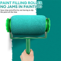 Professional 6-Piece Paint Roller Set for Walls and Ceilings - Extendable Brush, Tray, Rollers, Stirrer - Non-Drip. 