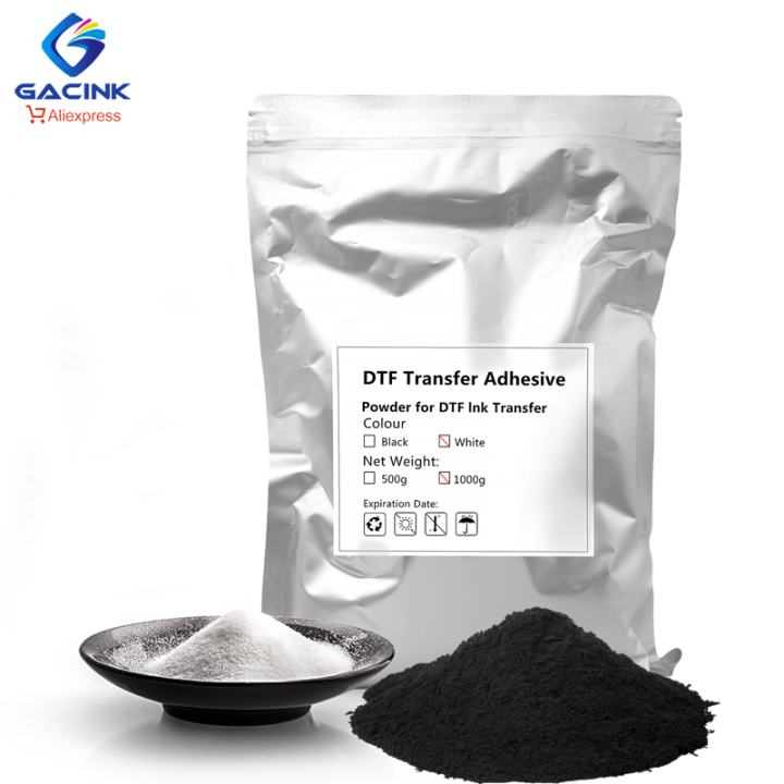 1KG DTF Powder For Direct Transfer Film Printing DTF Ink Print PET Film Printing Transfer To Cloth Amour zii