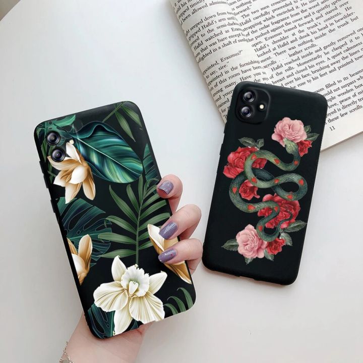 Phone%20Case%20For%20Samsung%20Galaxy%20A04%20A04e%20M04%20A0%204e%20M%2004%20Silicone%20Soft%20TPU%20Fashion%20Flower%20Girl%20Back%20Cover%20For%20Samsung%20A%2004%20e%20Fundas%20-%20Image%206
