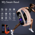 【FUPANG】ph M5 Smart Watch Waterproof Heart Rate Blood Pressure Monitor Sports Band For Ios Android. 