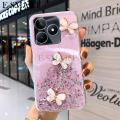 New Phone Case For Realme Narzo N53 Cover Sparkling Star Moon Soft Silicone Transparent Butterfly Pattern Anti Drop For Realme Narzo N53 Case. 