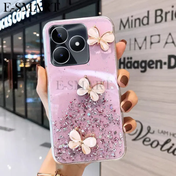 New%20Phone%20Case%20For%20Realme%20Narzo%20N53%20Cover%20Sparkling%20Star%20Moon%20Soft%20Silicone%20Transparent%20Butterfly%20Pattern%20Anti%20Drop%20For%20Realme%20Narzo%20N53%20Case%20-%20Image%203