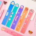 6pcs Cartoon Cute Pet Ruler Bookmark Student Creative Painting Scale Learning Stationery Bendable Ruler Kwaii Acessorios. 