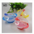 Baby Feeding Spoon And Bowl Set - 1Bowl & 1Spoon - Multicolour Available (Made in China). 