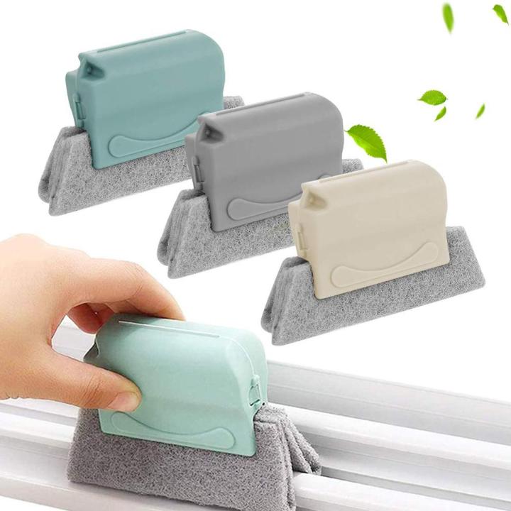 Magic Window Cleaning Brush Creative Window Groove Cleaning Cloth Windows Slot Cleaner Brush Clean Window Slot Clean Tool