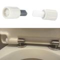 1 Pair Toilet Seats Top Fix Hinge Toilet Soft Close Hinges Damper Universal Bathroom Toilet Cover Replacement Fittings.