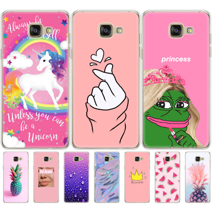 silicon%20case%20For%20Samsung%20Galaxy%20A7%202016%20A710F%20A710%20-A710F%20Case%20soft%20TPU%20Back%20Cover%20Capa%20For%20Samsung%20A7%202016%20A7%206%20pink%20summer%20-%20Image%202