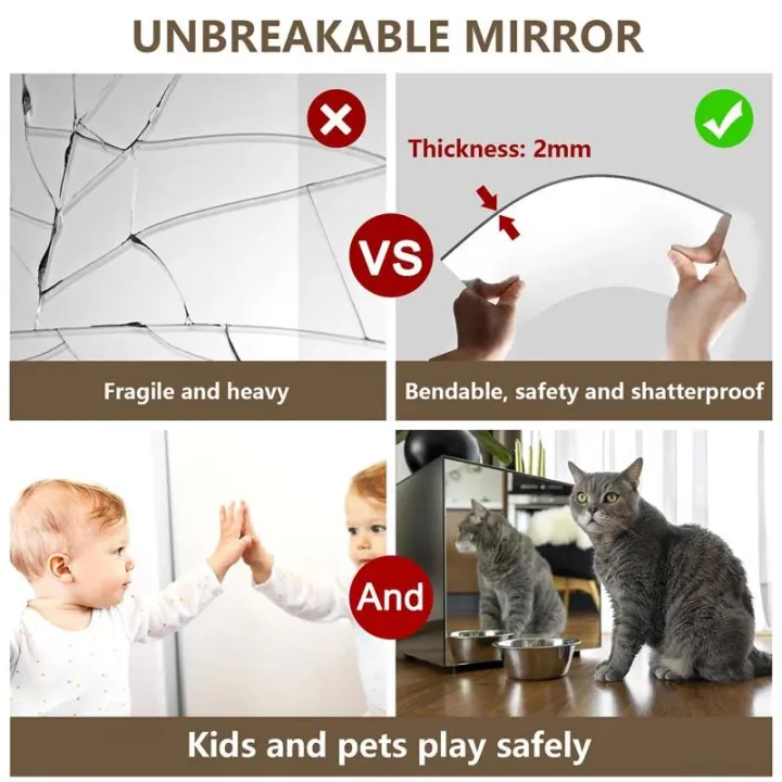 Flexible%20Mirror%20Sheets%20Self%20Adhesive%20Removable%20Non%20Glass%20Mirror%20Tiles%20Mirror%20Stickers%20Decals%20for%20Home%20Room%20Bedroom%203D%20Wall%20Decor%20-%20Image%205