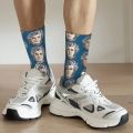 Hip-hop Astarion Baldurs Gate Soccer Socks Polyester Crew Socks for Unisex. 