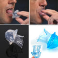 1PCS Silicone Transparent Tongue Cover Anti Snoring Device Snore Stopper Sleeping Aid Help Oral Care Mouth Tongue Brace.