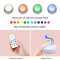GC Led Wireless Spotlight 13-color 3 Dimming Modes Adjustable Angle Remote Control Rgb Spot Lamp With Timing Function. 