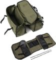 LI Motorcycle Saddle Bags, Quick Release Motorbike Side Tools Pouch Luggage Bag, Motorcycle Panniers Bags For Most Adventure And Sport Bike Racks. 
