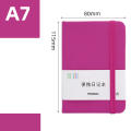 96 sheets Mini portable notebook Smooth Writing Multiple Colors A7 Small notebook for notes High beauty small notebook for Office/School/Home Student Hand ledger.