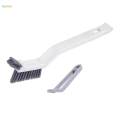 Bathroom Crevice Brush Groove Cleaning Tools Corner Cleaning Brush for Home Shower. 