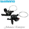 Shimano SL-M310 3x8-Speed Bike Shifters Left & Right Pair - High-Quality Bicycle Gear Levers.