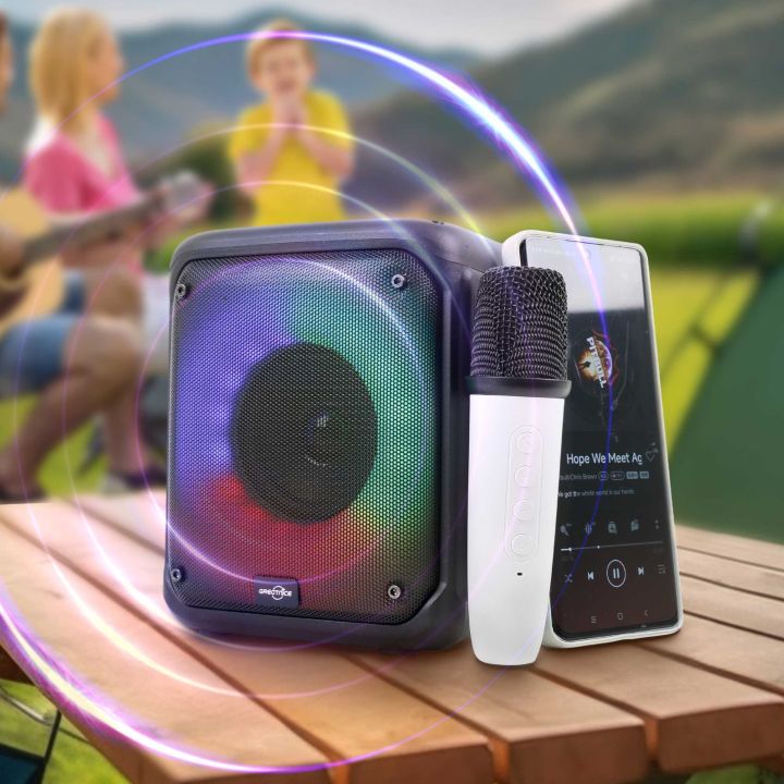 GREATNICE%20GTS-1886%20Bluetooth,%20USB,%20SD%20Card%20&%20FM%20Radio%20Supported%20Colorful%20Karaoke%20Sound%20System%20Speaker%20With%20Mic%20-%20Image%202