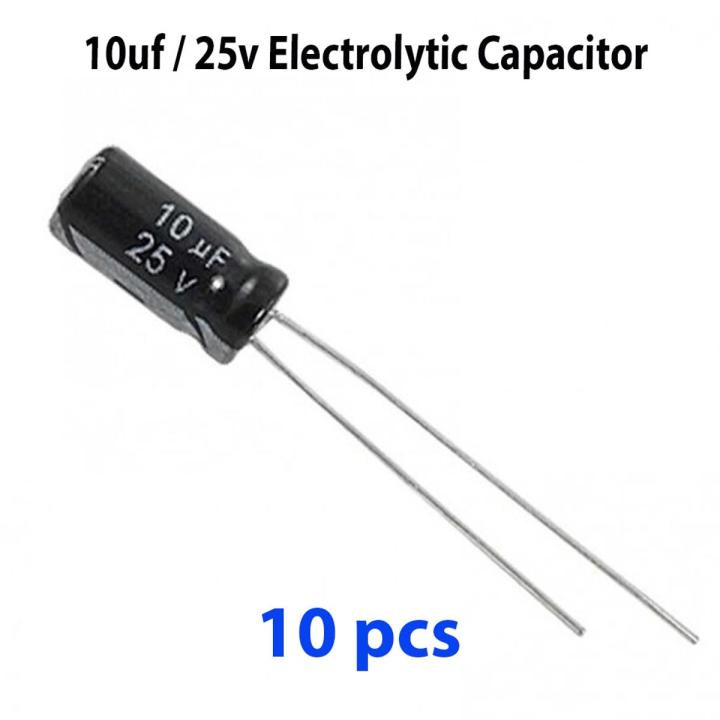 10uF 25V Electrolytic Capacitor
